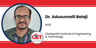 Chalapathi Institute of Engineering & Technology, HOD: Dr. Adusumalli Balaji Interview